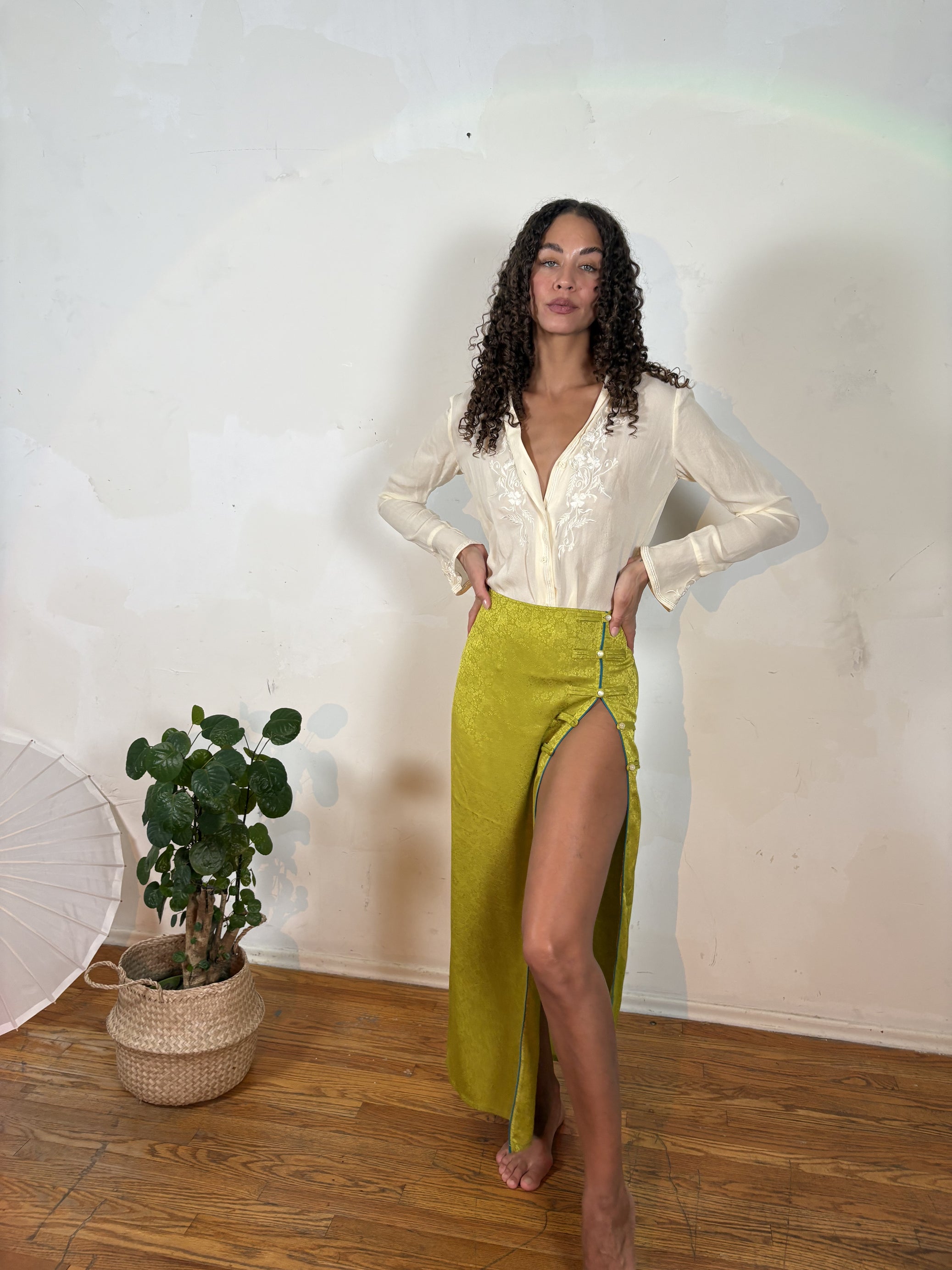 Duong Skirt / Butter-blossom Absinthe