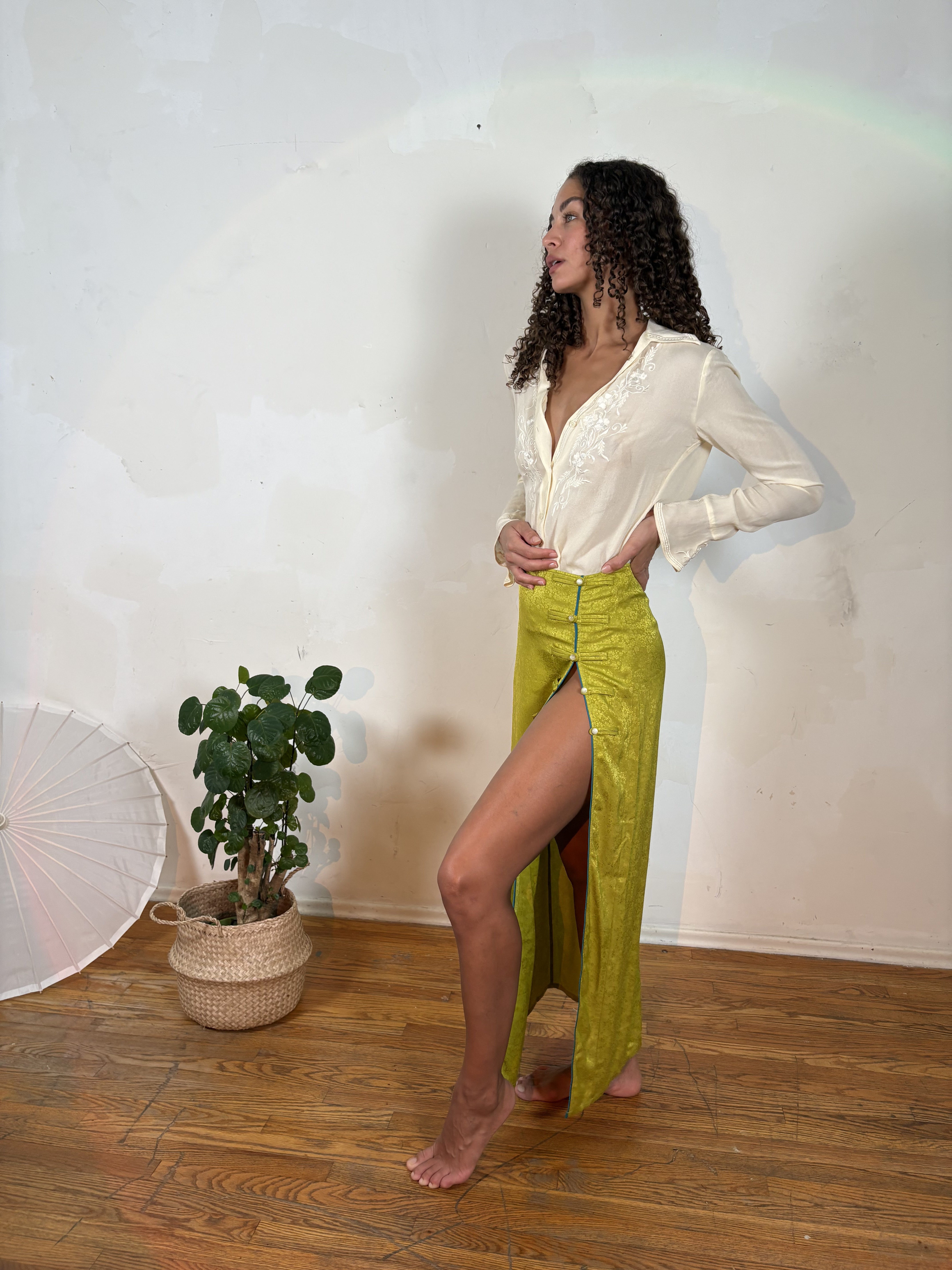 Duong Skirt / Butter-blossom Absinthe