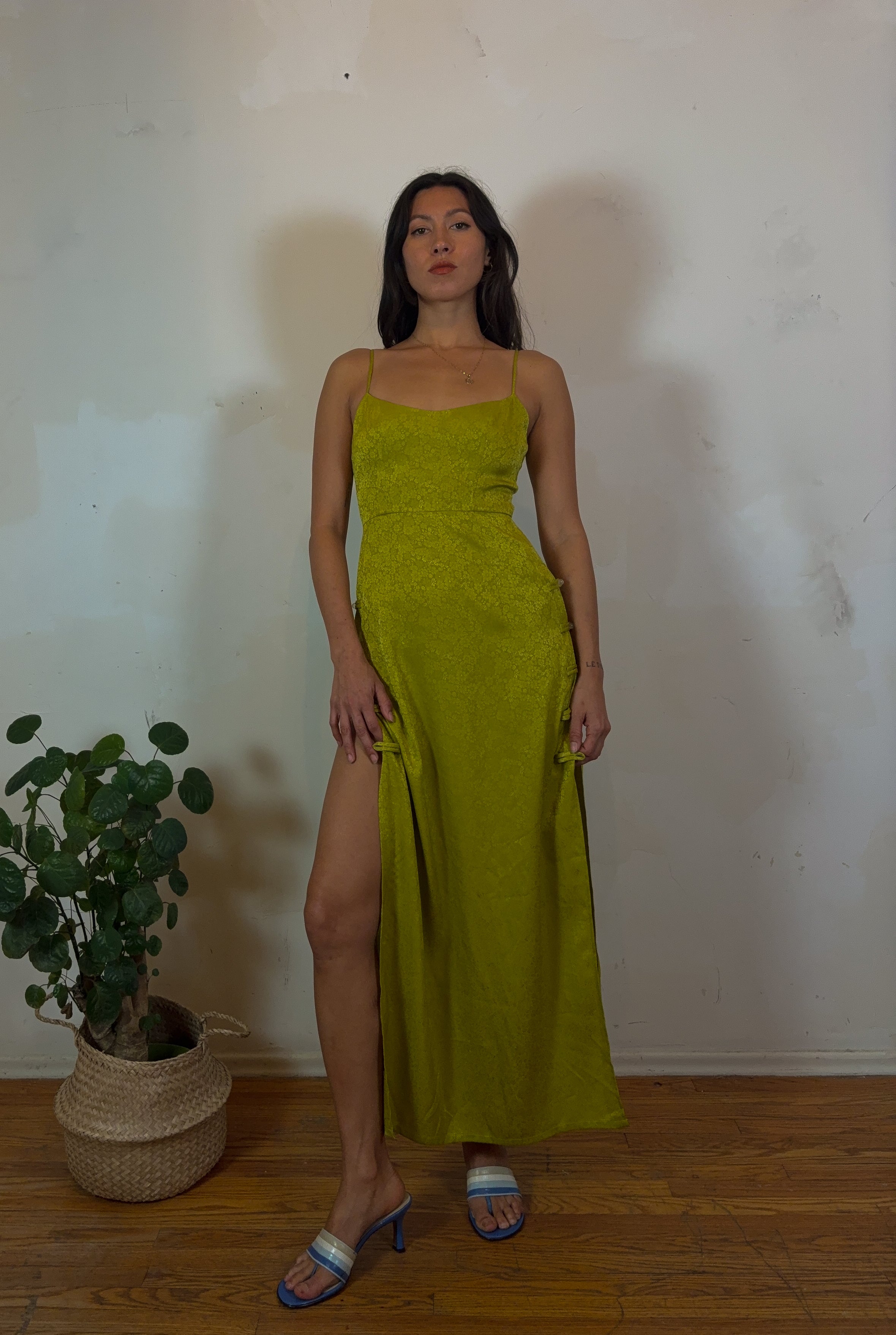 Sugarcane Dress / Butter-blossom Absinthe